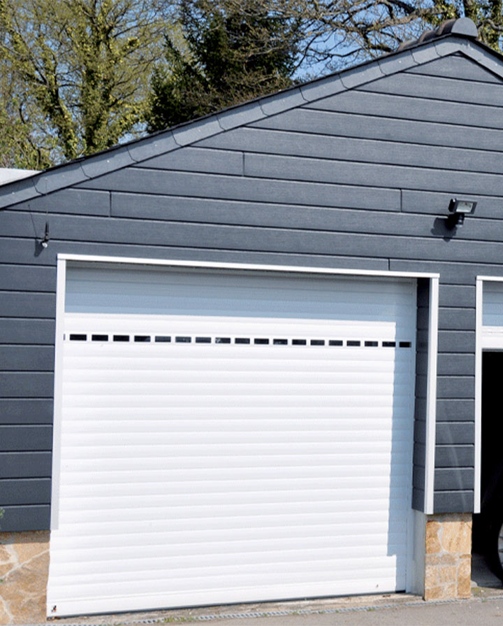 exemple porte garage enroulable sur mesure