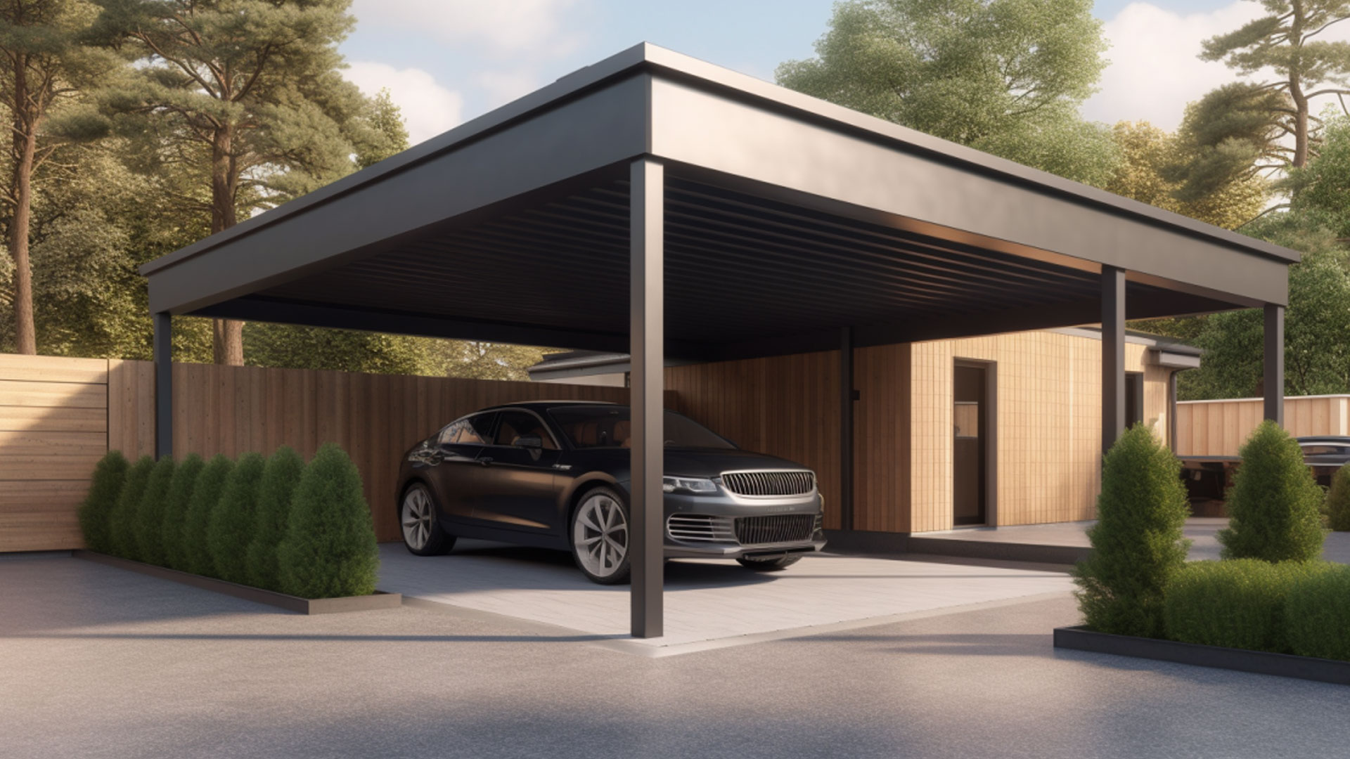 carport adosse