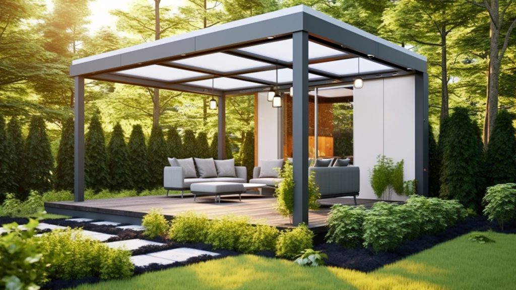 pergola sur mesure alluminium