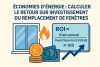 Économies d'énergie : calculer le retour sur investissement du remplacement de fenêtres